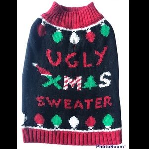 NWT Ugly Christmas Sweater Dog M